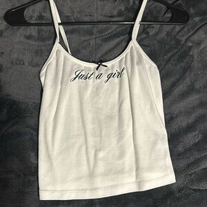 Garage “Just A Girl” Tank Top